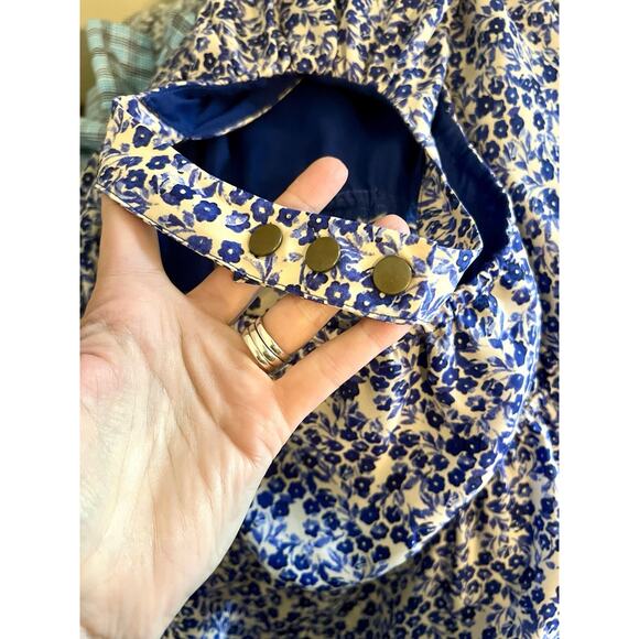 Jessica Simpson Maxi Dress Multicolor Floral Print Halter Sleeveless Size L - Picture 5 of 9